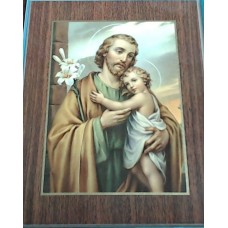 St Joseph (Laminated Plaque)